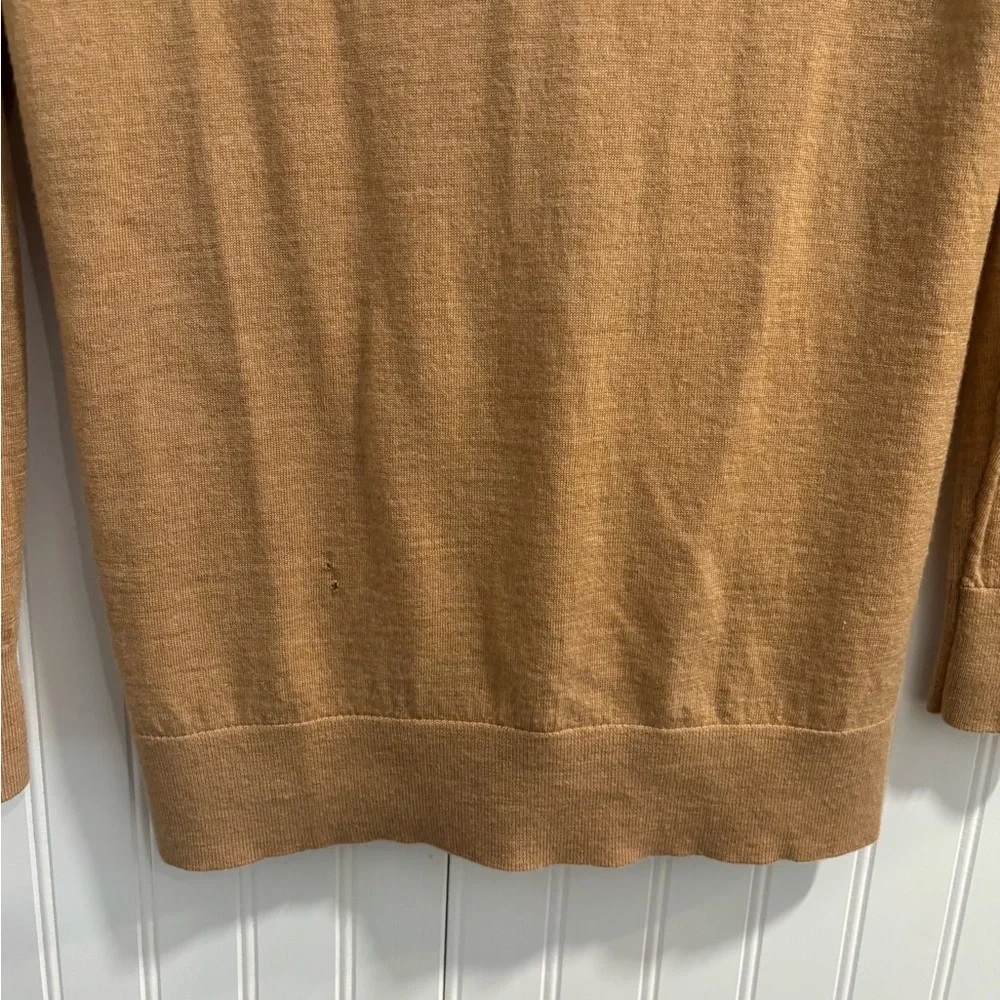 Banana Republic Camel/Tan Merino Cardigan Sweater - Picture 7 of 12